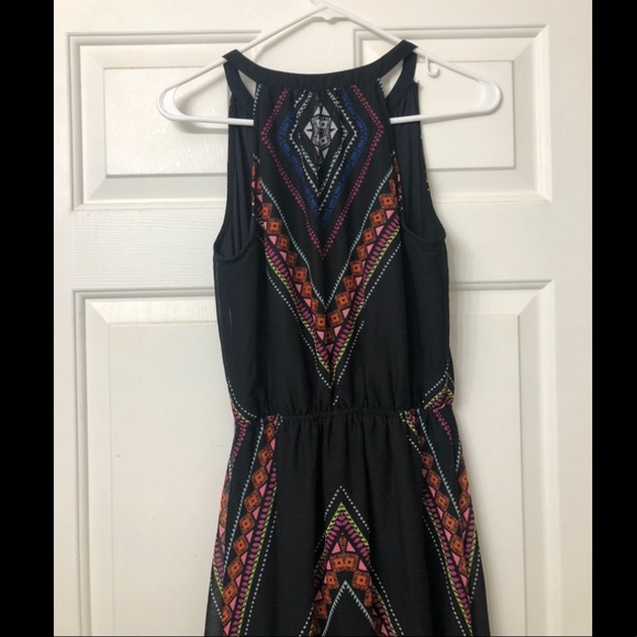 Multicolor Racerback Maxi Dress - Picture 3 of 5